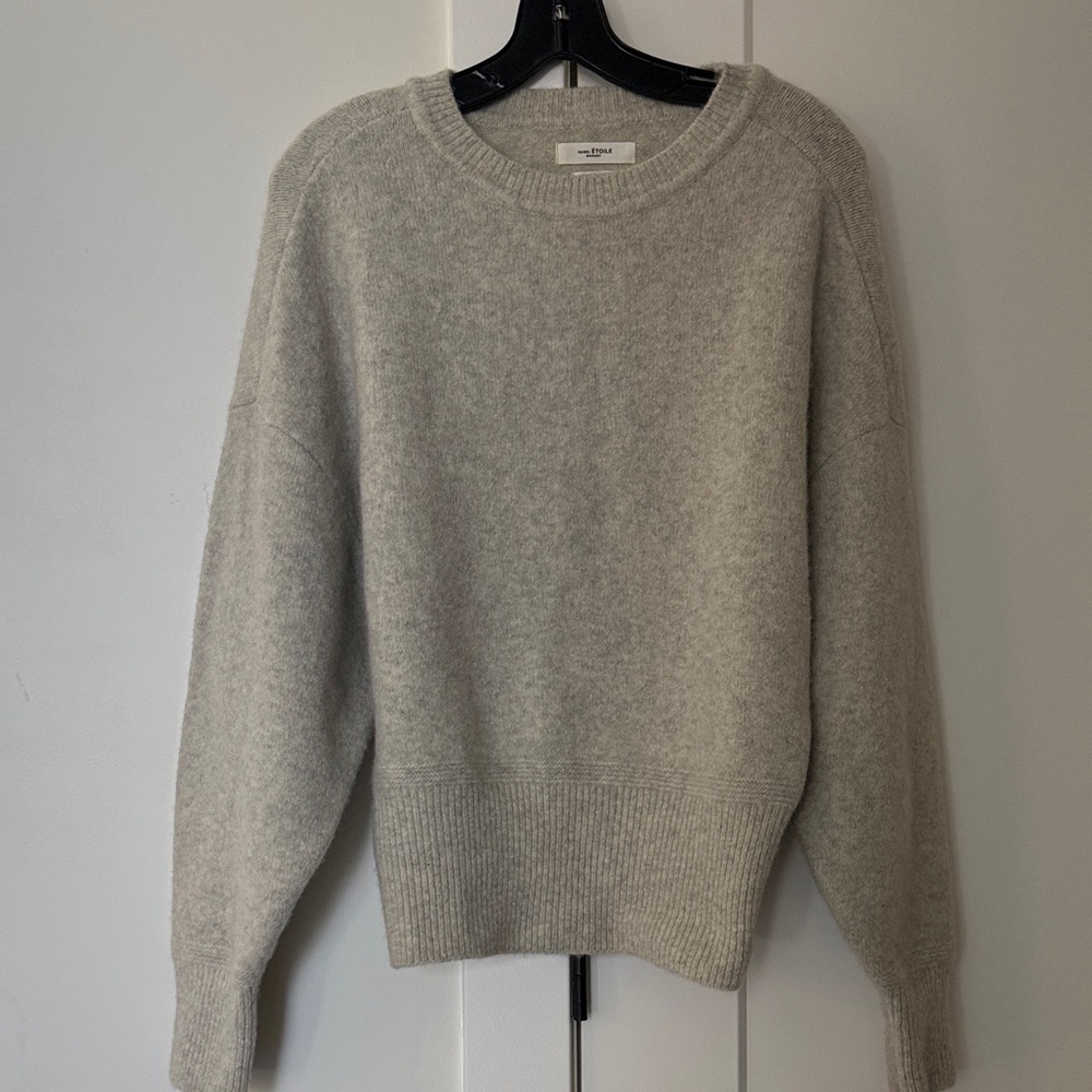 Isabel Marant Light Gray Crew Neck Sweater